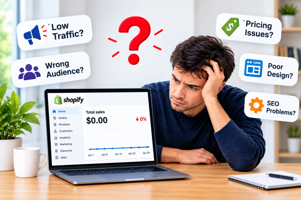Why Is My Shopify Store Not Getting Sales?